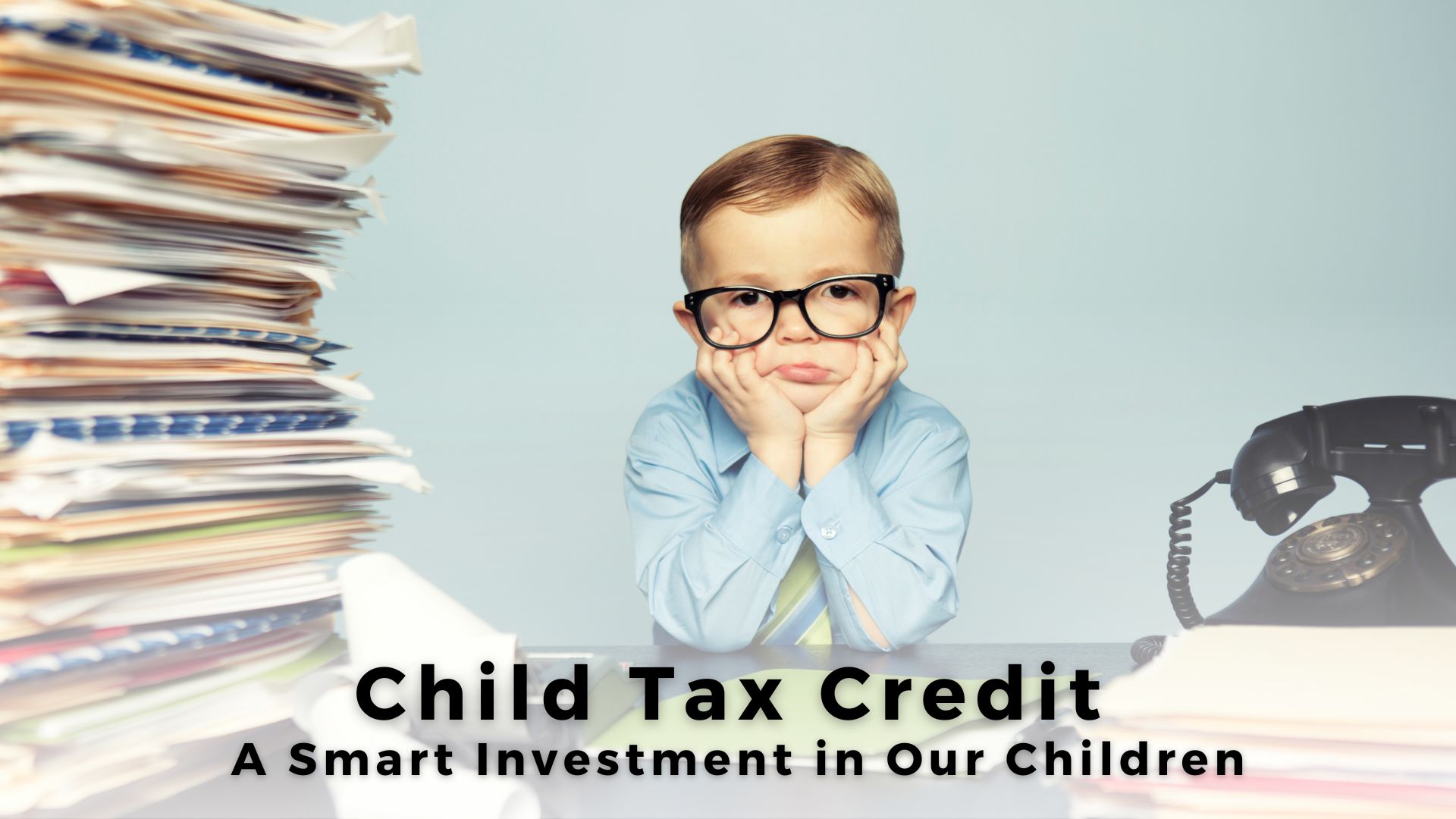 Smiling child holding his face, symbolizing the financial support and opportunities provided by the Child Tax Credit.